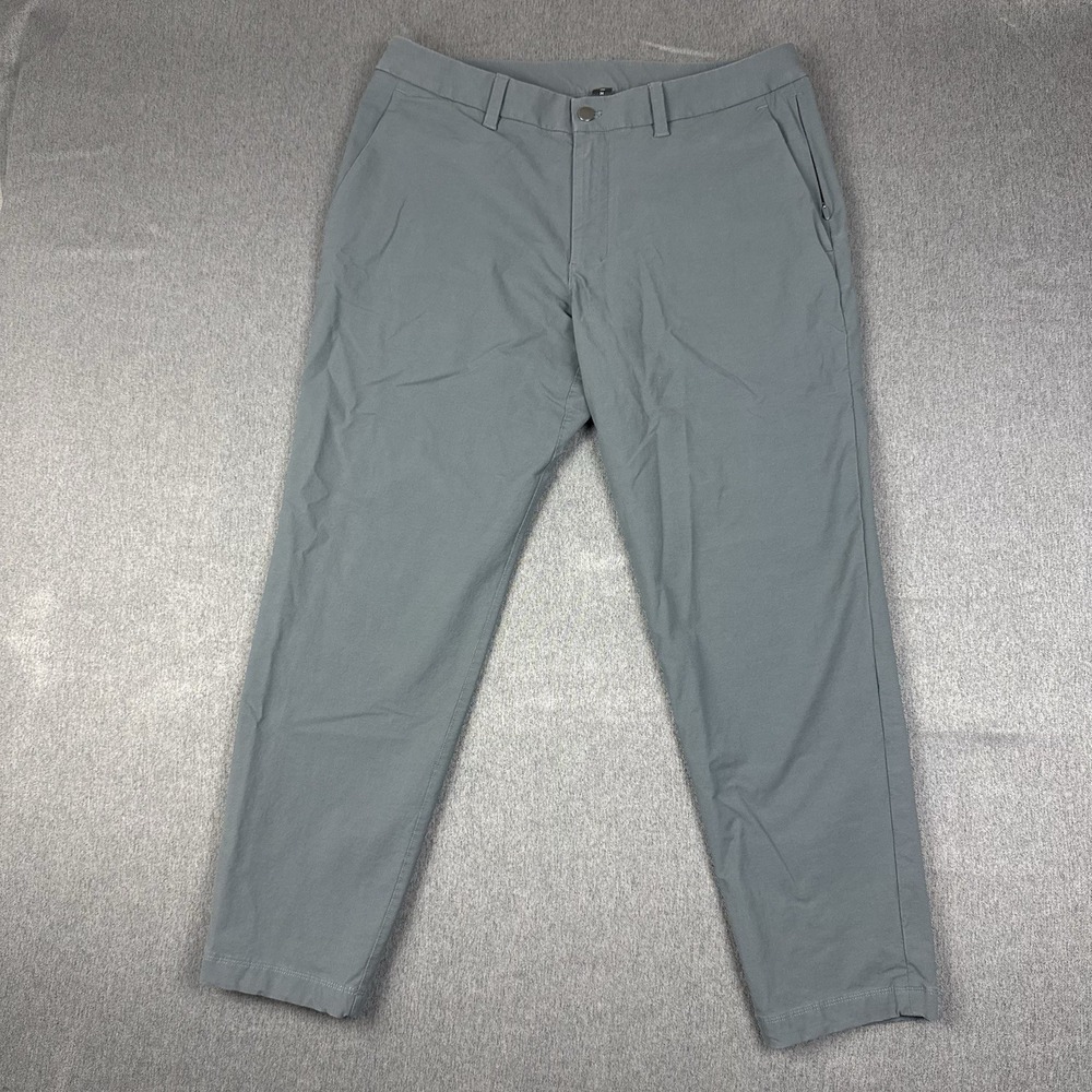Lululemon Pants Mens 34x29 Gray Versatwill ABC Slim Commission Utilitech LM5B67S
